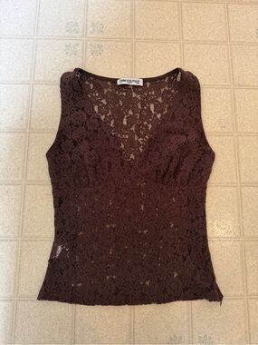 Princess Polly Lace Plunge V Neck Top Aydinn